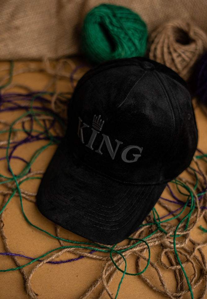 Black King Suede Cap