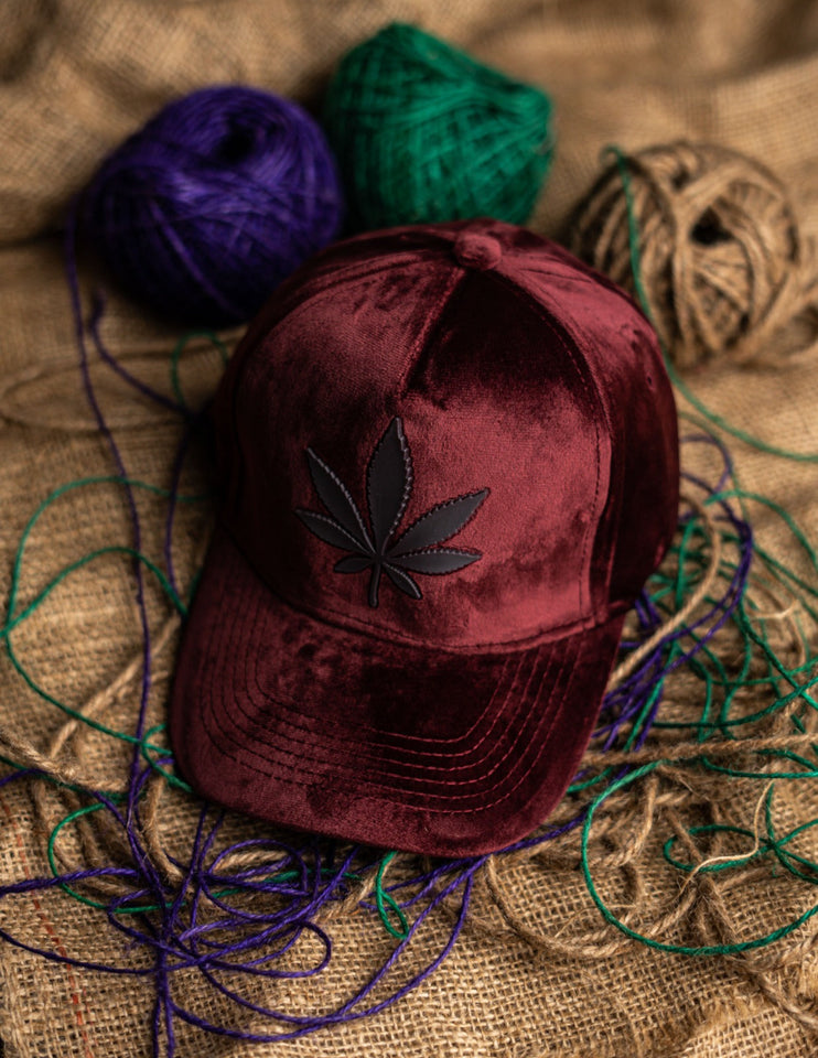 Leaf Suede Cap CC1015