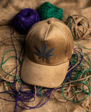 Leaf suede cap 001
