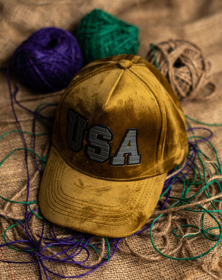 LBrown USA Suede Cap