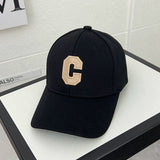 Black C cap