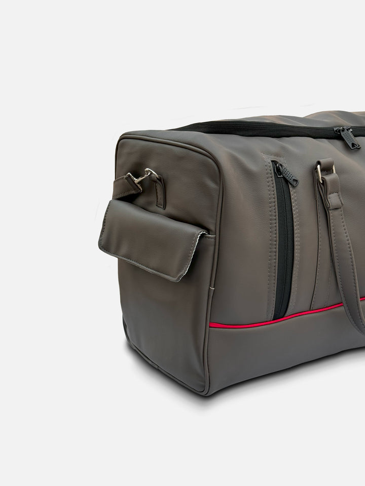 Premium Leather Duffle - The Organized Travel Bag