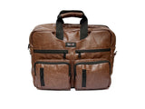 Leather Laptop Convertible Backpack (2 In 1)