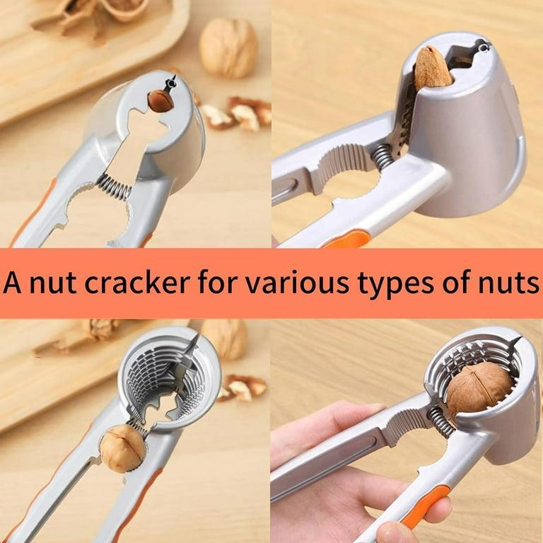 2 Pcs Green Aluminium Nut Cracker Set