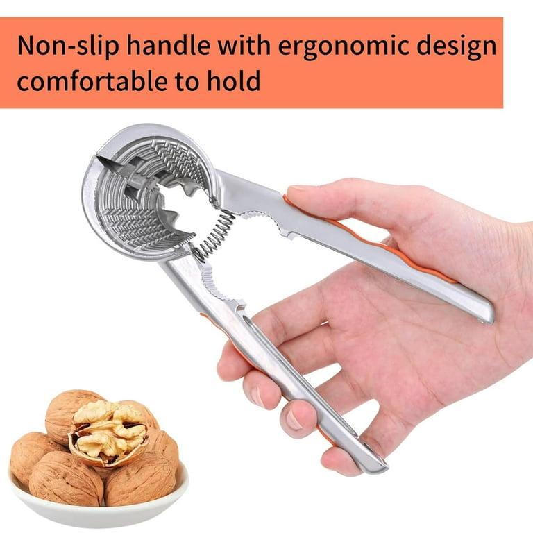 2 Pcs Green Aluminium Nut Cracker Set