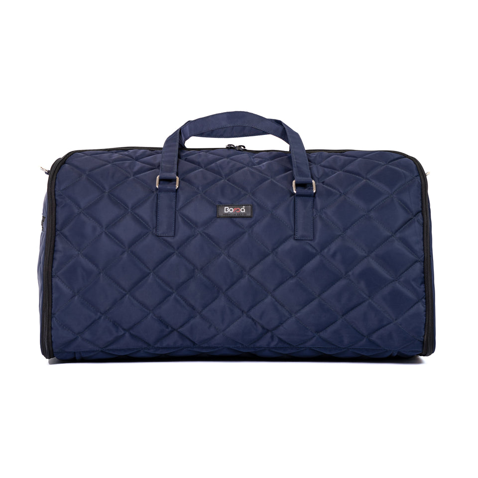 - Leather Garment Duffle & Free Crossbody Bag -