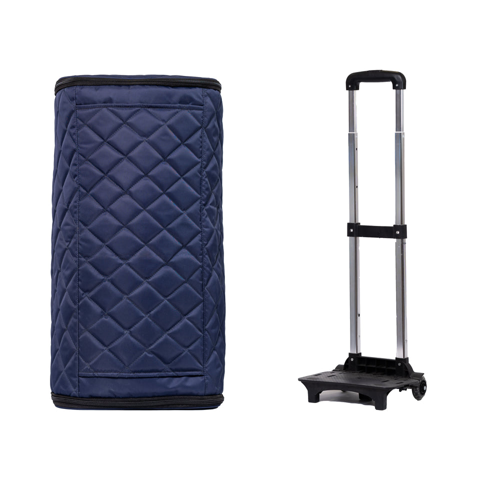- Leather Garment Duffle & Free Crossbody Bag -