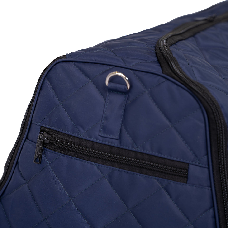 - Leather Garment Duffle & Free Crossbody Bag -