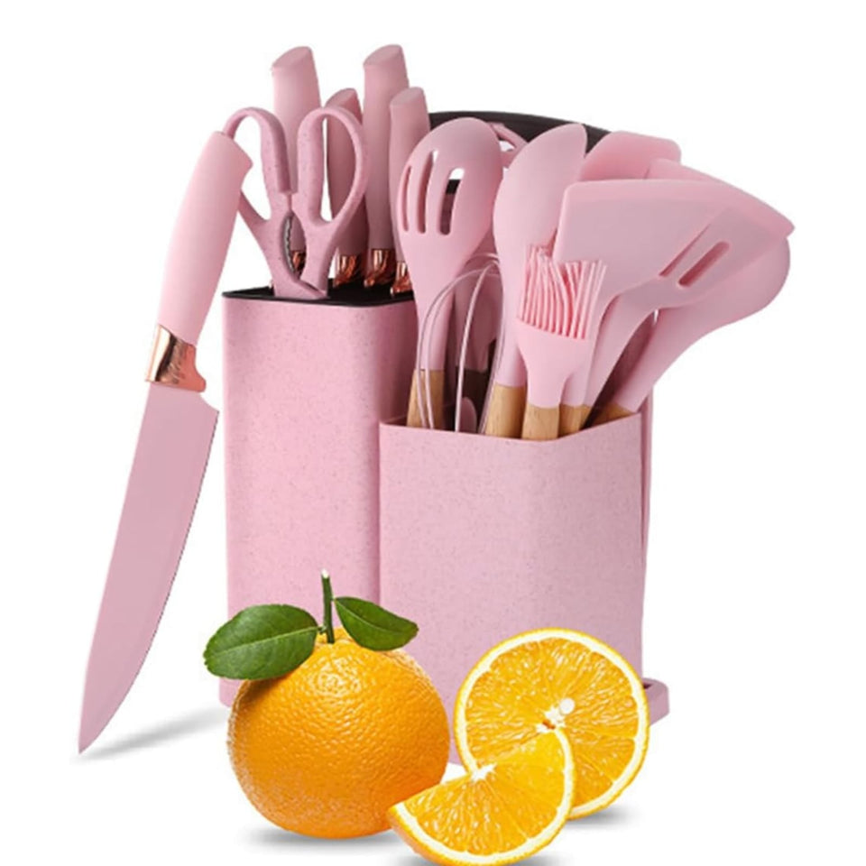 19-Pieces Silicone Kitchen Utensil Set