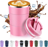 Hashmart Stainless Steel Coffee Mug with lid