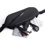 Waterproof Fanny Pack with 4 Zipper Pockets Crossbody Waist Bag