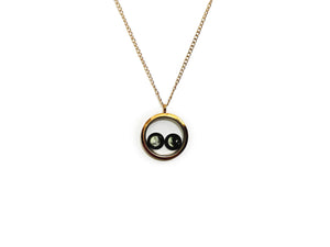Birthmoon Premium Twin Necklace (Gold)