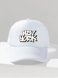 New York White Net Cap