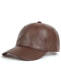 Light Brown Leather Premium Cap