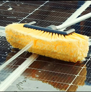 Imported Telescopic Solar Panel Cleaning Brush | Aluminum pole design