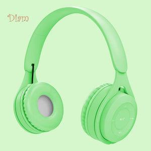 YO8 Wireless Bluetooth Headset, Headband Headphone Wireless Headphones HiFi Stereo