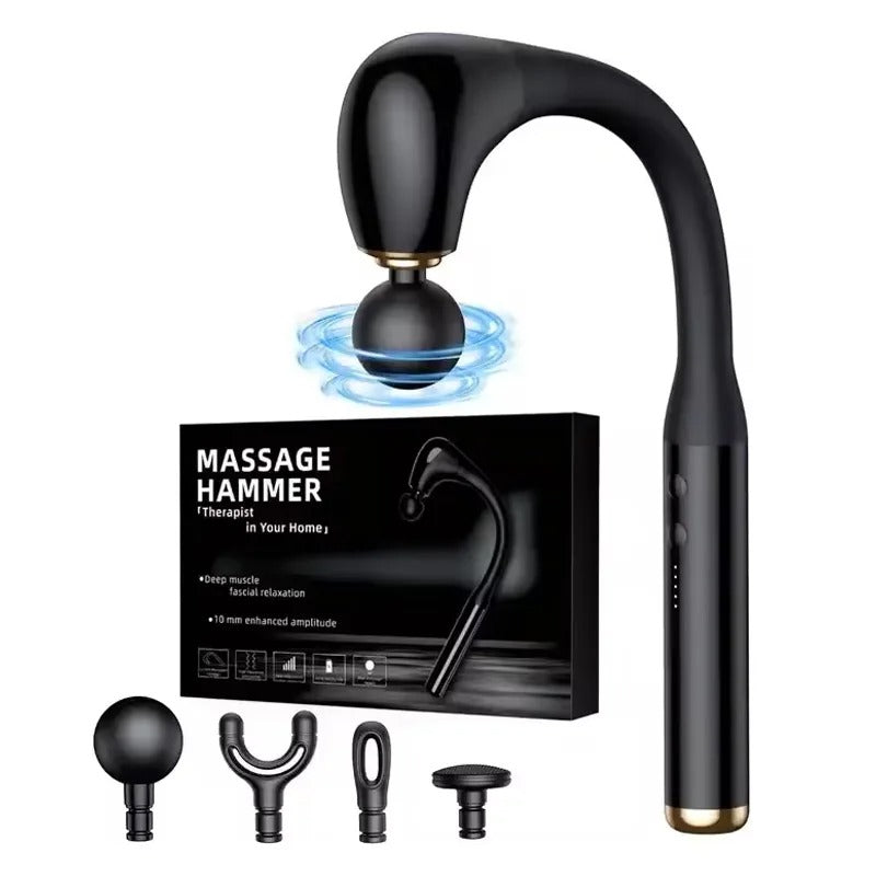 Fascia Gun with Extended Handle Pro Advantage Percussion Massager Gun