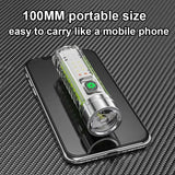 Rechargeable LED Torch Lamp with Magnet Camping COB Light Multifunction Portable