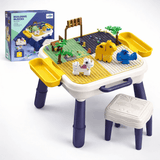 🎨 Activity Blocks Table with Chair – 2-in-1 Creative Play Station