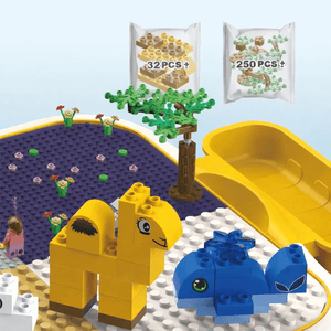 🎨 Activity Blocks Table with Chair – 2-in-1 Creative Play Station