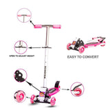 Adjustable 4W Kids Scooty 4W – Stable& Perfect for Beginner Riders