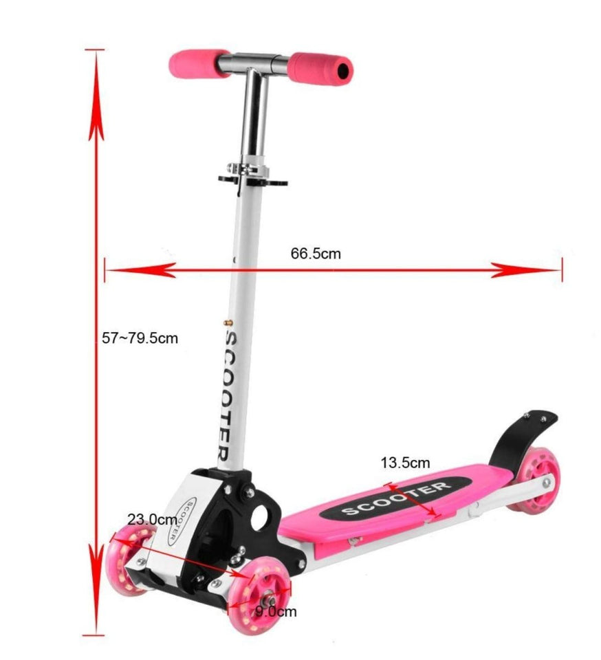 Adjustable 4W Kids Scooty 4W – Stable& Perfect for Beginner Riders