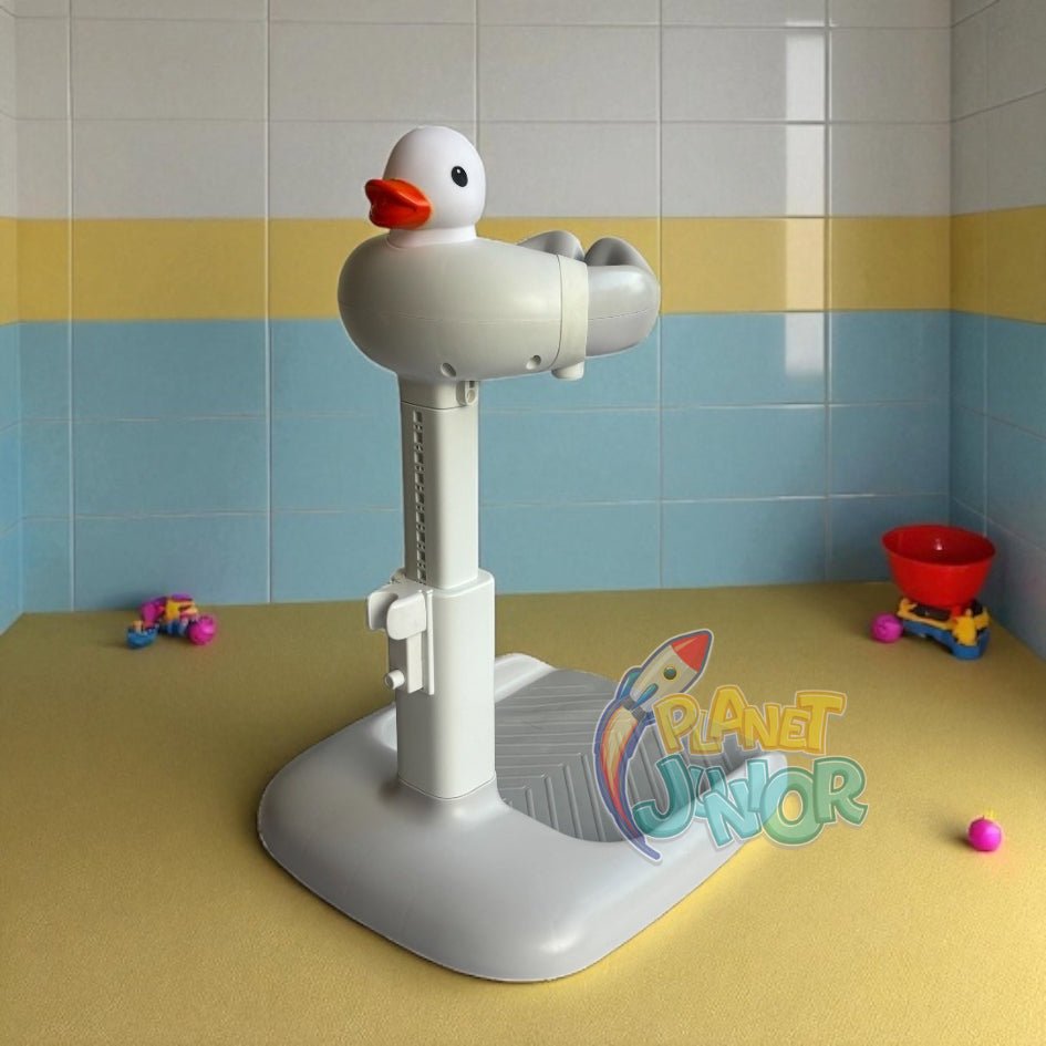 Cute Duck Shaped Adjustable Height Baby Bath Stand
