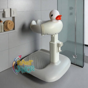 Cute Duck Shaped Adjustable Height Baby Bath Stand