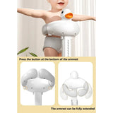 Cute Duck Shaped Adjustable Height Baby Bath Stand