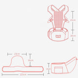 Adjustable Hip Seat Baby Carrier – Easy Carry for New Moms & Dads