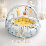 Adventure Cars Reversible Baby Round Cot & Play Mat