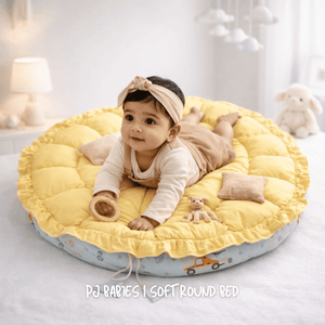 Adventure Cars Reversible Baby Round Cot & Play Mat