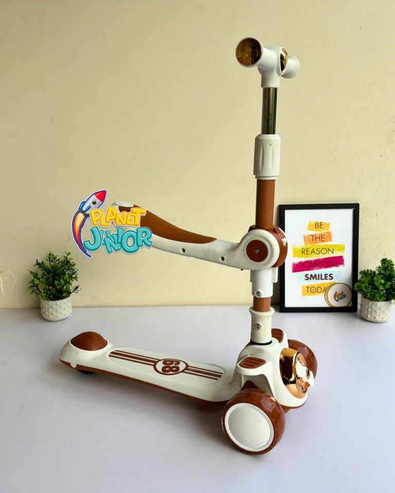 Airplane Design Kids Scooty with Smooth Ride Wheels
