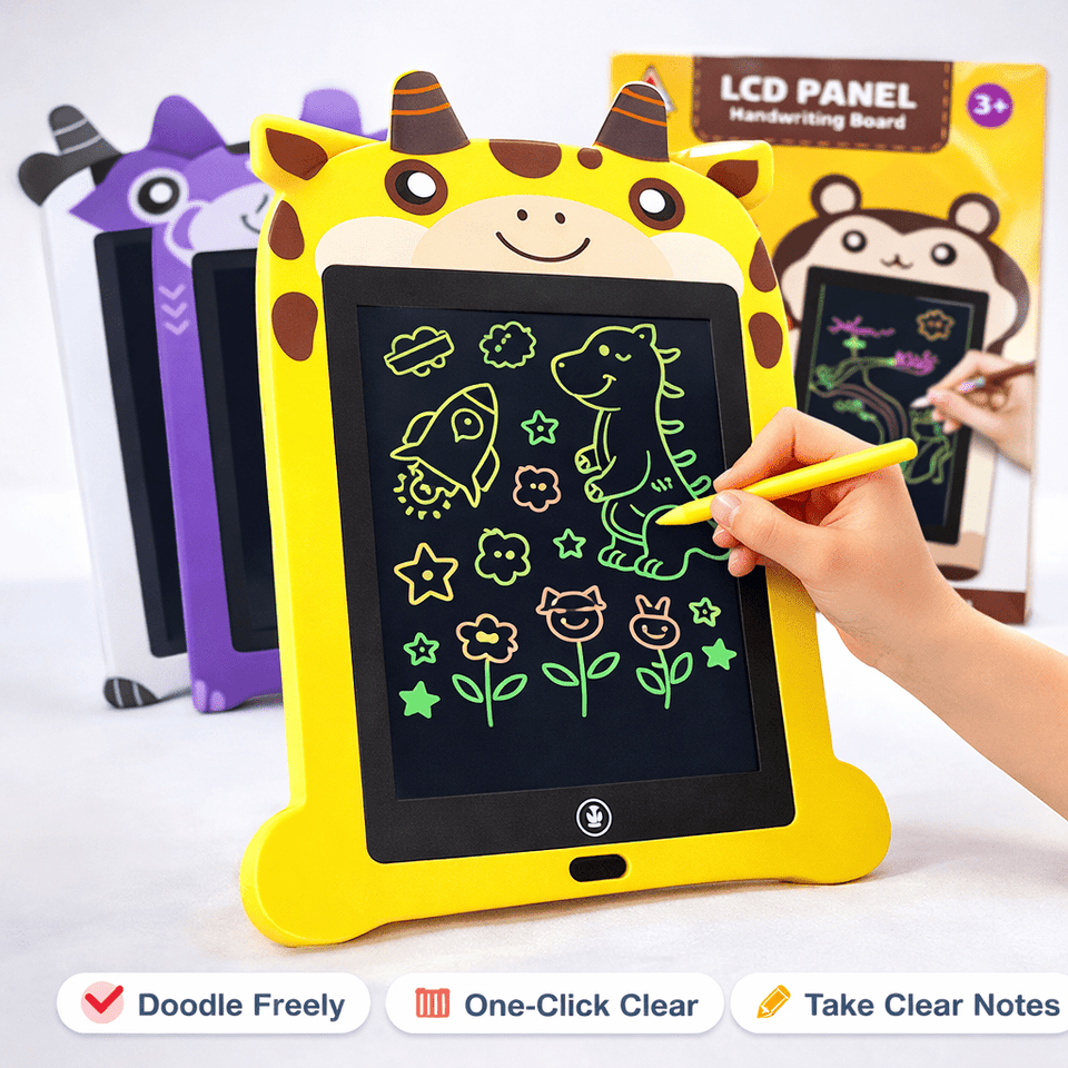 Animal LCD Writing & Drawing Board – Colorful Creativity Pad