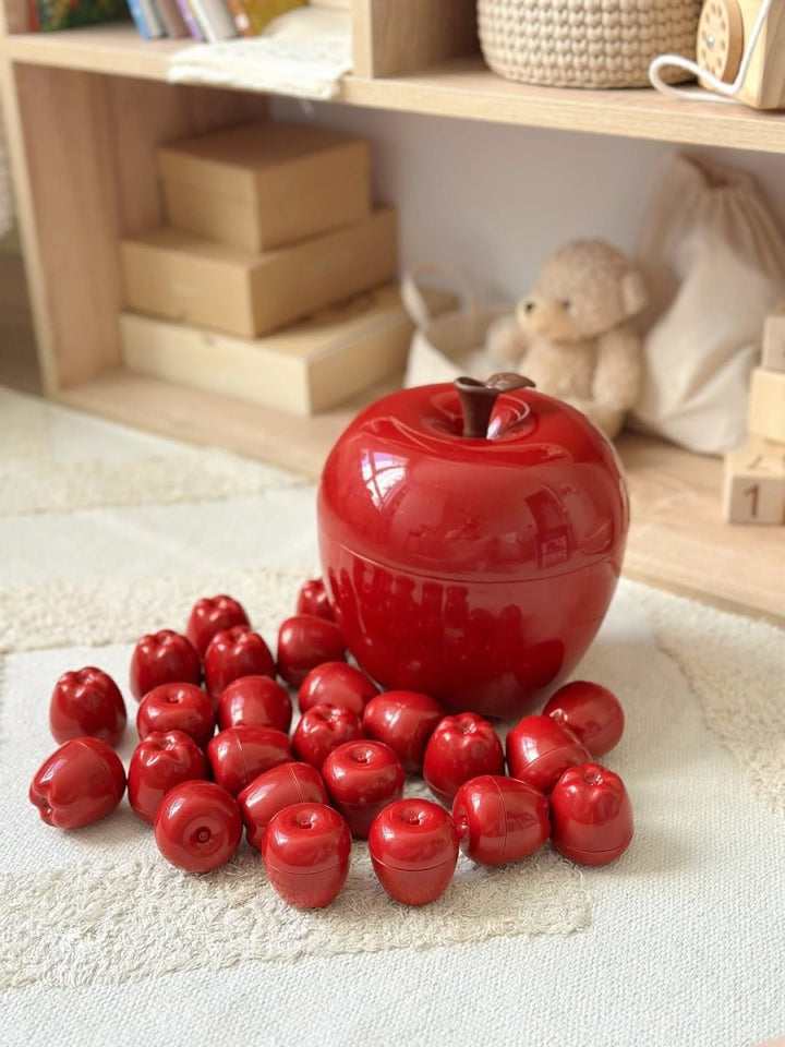 Apple Shape Sorting & Matching Toy – 4-in-1 Educational Learning Game