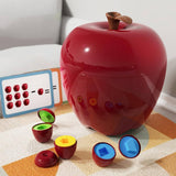 Apple Shape Sorting & Matching Toy – 4-in-1 Educational Learning Game