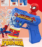 Automatic Light-Up Spider Hero Bubble Blaster for Kids