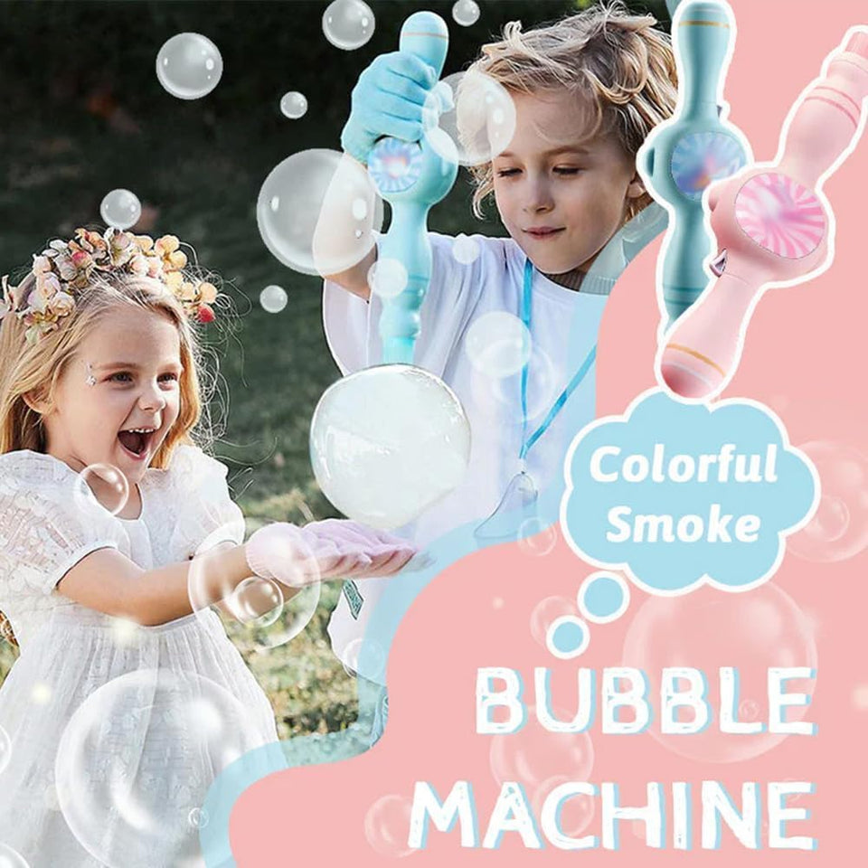 Automatic Spray Bubble Blower – Handheld Bubble Fun Machine for Kids