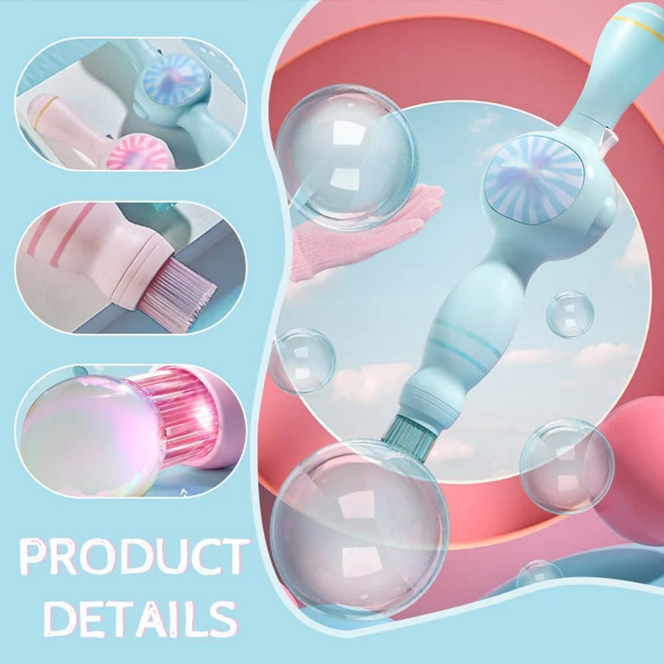 Automatic Spray Bubble Blower – Handheld Bubble Fun Machine for Kids