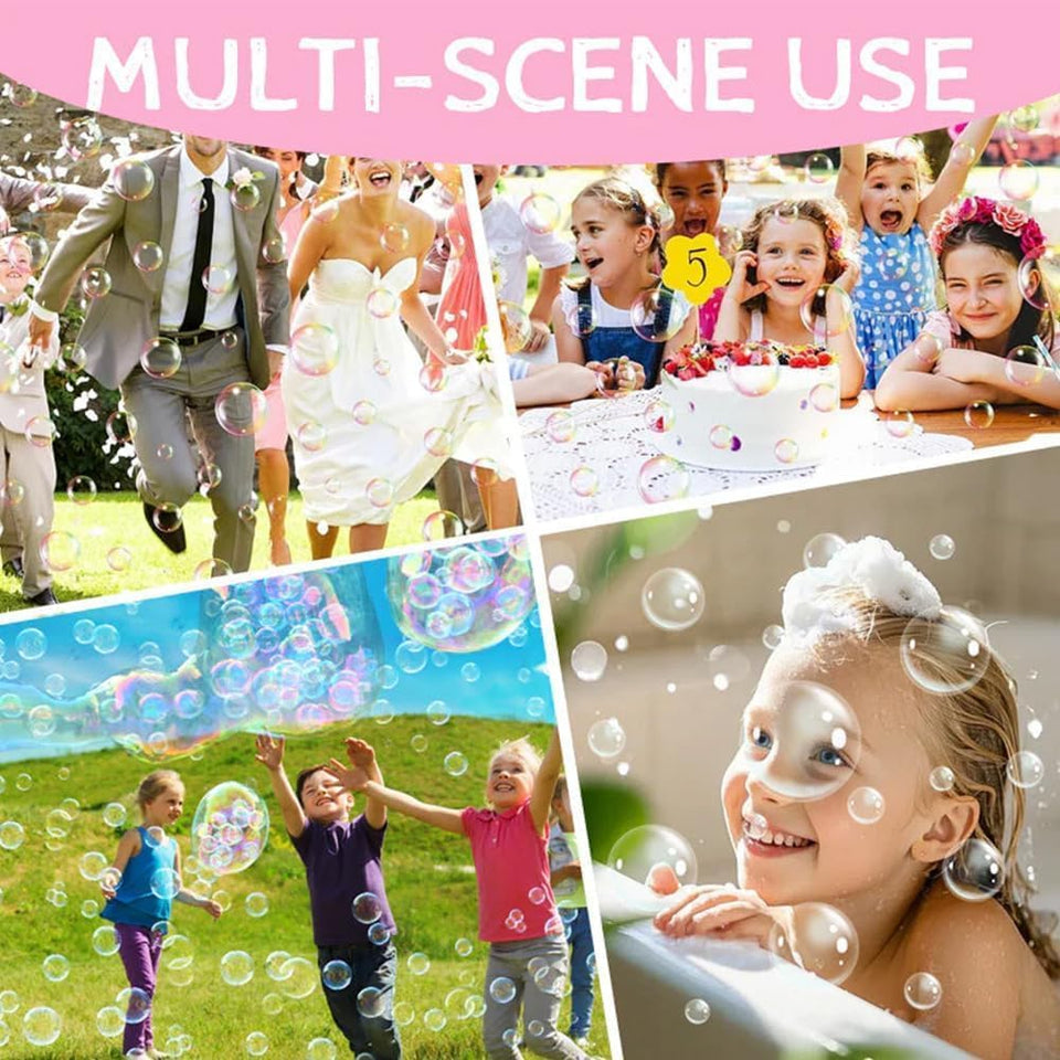 Automatic Spray Bubble Blower – Handheld Bubble Fun Machine for Kids