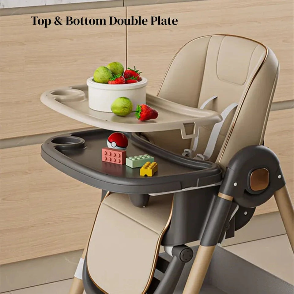 Automatic Swing Baby Feeding Chair with Recline & Adjustable Tray