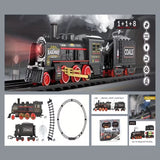 Electric Smoke Classic Train Set with Tracks & Cargo Cars