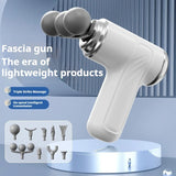 Multi functional home mini 3-head fascia gun for relaxing muscles neck membrane gun electric impact fitness equipment massager