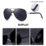 MERRY'S Men's Luxury Aviator Branded Design Pilot Sunglasses