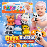 Baby Cute Animal Rattle Set |6 PCS