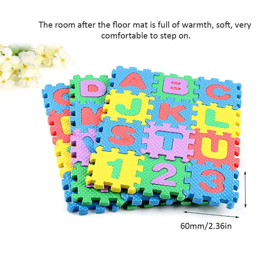 Baby Educational Play Mat | 36 Pc
