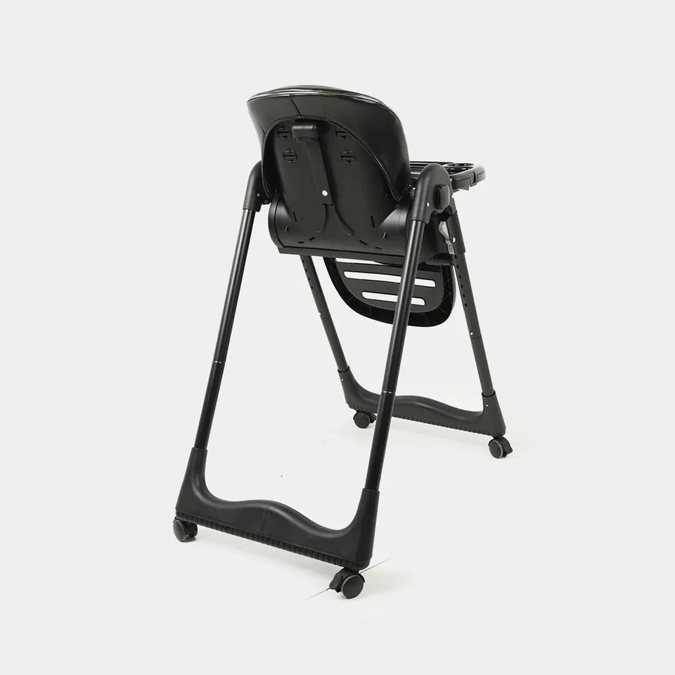 Baby Feeding High Chair with Height Adjustment, Safety Belt & Removable Tray