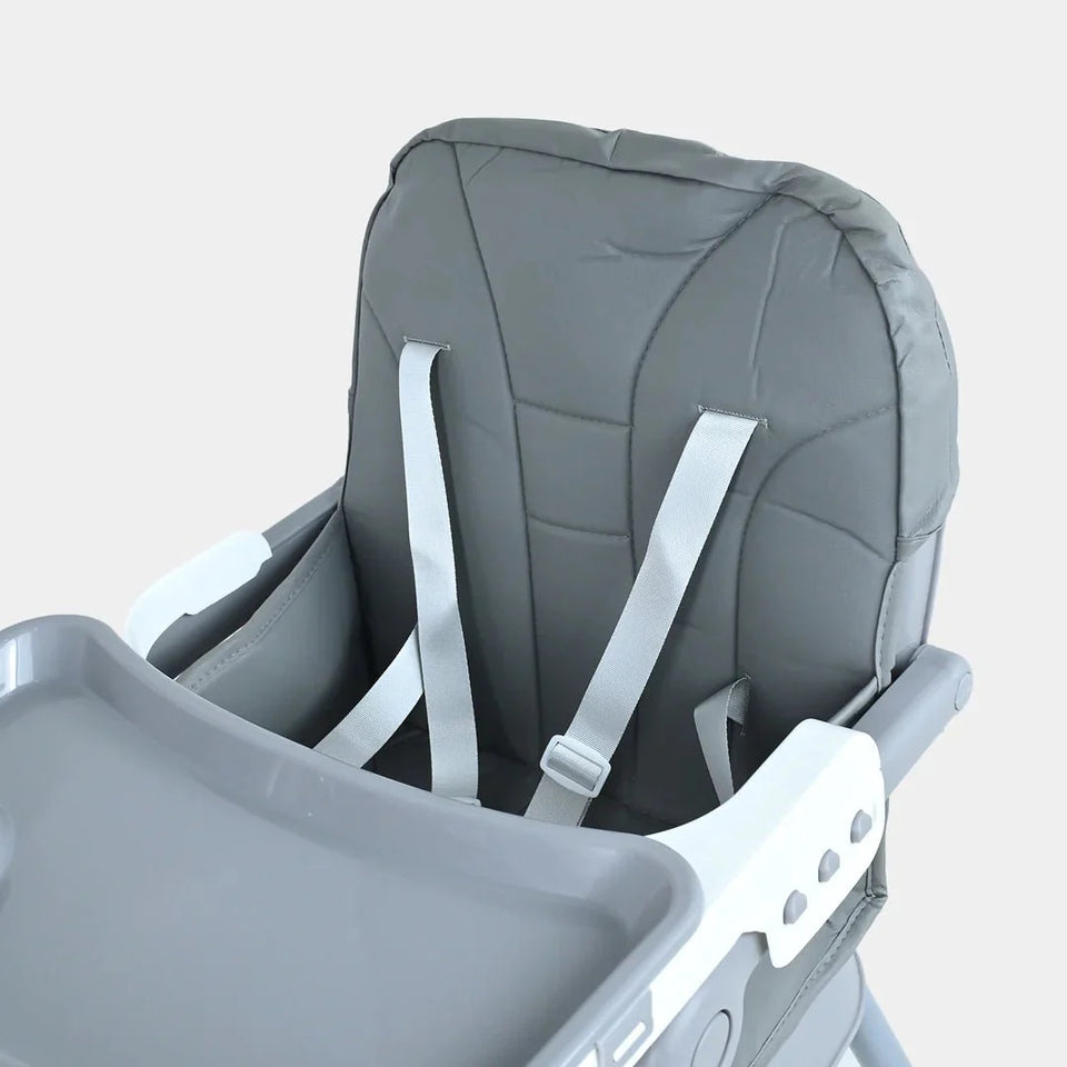 2-in-1 Adjustable Baby Feeding High Chair with Safety Harness