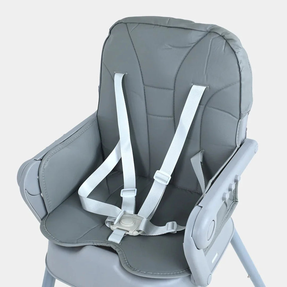 2-in-1 Adjustable Baby Feeding High Chair with Safety Harness