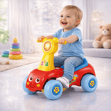 Baby Musical Ride-On Scooter Car – Interactive Push Car for Toddlers with Lights & Sounds